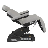 Kosmetikliege elektrisch NICO DELUX PLUS E4 BLACK - drehbar mit der Heitzung, schwarz, hellgrau