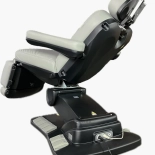 Kosmetikliege elektrisch NICO DELUX PLUS E4 BLACK - drehbar mit der Heitzung, schwarz, hellgrau