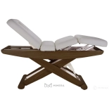 SPA Wellnessliege LUNA SPLIT E3 - schwarznuss/hellgrau