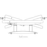 SPA Wellnessliege TARA PLUS E4 - mit Heizung und Audio/Vibrationssystem, aschegrau/hellgrau