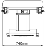 SPA Wellnessliege TARA PLUS E4 - mit Heizung und Audio/Vibrationssystem, aschegrau/hellgrau