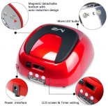 48W LED Nageltrockner Rot