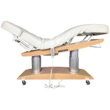 SPA Wellnessliege TARA PLUS E4 - mit Heizung und Audio/Vibrationssystem,  teak/weiß