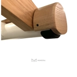 SPA Wellnessliege LUNA ARM PLUS E3 - mit Heizung und Audio/Vibrationssystem, teak/hellgrau