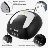 48W LED Nageltrockner Schwarz