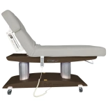 SPA Wellnessliege TARA PLUS E4 - mit Heizung und Audio/Vibrationssystem, schwarznuss/hellgrau