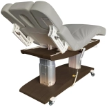 SPA Wellnessliege TARA PLUS E4 - mit Heizung und Audio/Vibrationssystem, schwarznuss/hellgrau