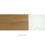 SPA Wellnessliege LUNA SPLIT E3 - teak/weiß