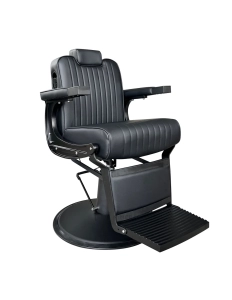 Barberstuhl COOL BLACK - matt schwarz