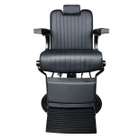 Barberstuhl COOL BLACK - matt schwarz