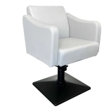 Friseurstuhl SAMILE BLACK - warmgrau