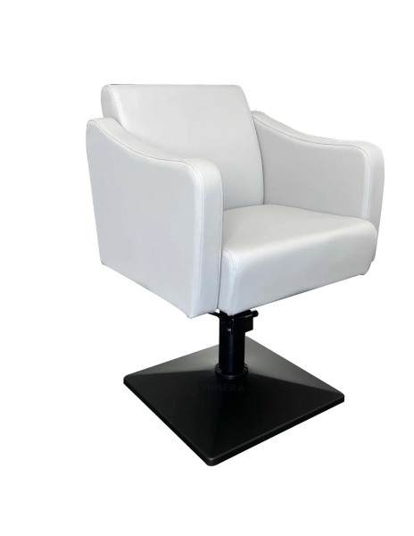 Friseurstuhl SAMILE BLACK - warmgrau