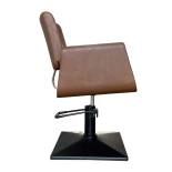 Friseurstuhl FUTA BLACK - kupferbraun