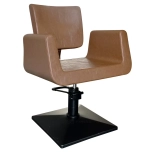 Friseurstuhl FUTA BLACK - kupferbraun