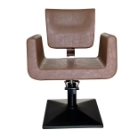 Friseurstuhl FUTA BLACK - kupferbraun