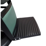 Barberstuhl EMERALD PLUS BLACK - samt grün