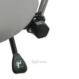 Arbeitsstuhl WISE – hellgrau