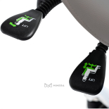 Arbeitsstuhl WISE – hellgrau