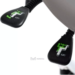 Arbeitsstuhl WISE – hellgrau