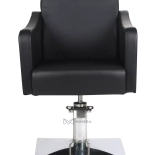 Friseurstuhl SAMILE CHROME - matt schwarz