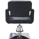 Friseurstuhl ELEGANZA CHROME - matt schwarz