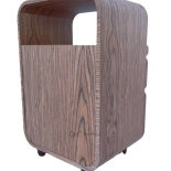 Instrumentenwagen FLOW - schwarznuss