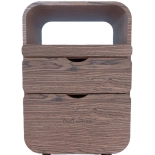 Instrumentenwagen FLOW - schwarznuss