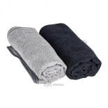 Mikrofaser Handtuch 50x90cm - grau (6er Pack)