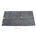 Mikrofaser Handtuch 50x90cm - grau (6er Pack)