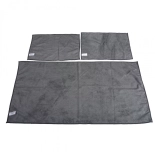 Mikrofaser Handtuch 50x90cm - grau (6er Pack)