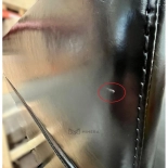 Wartecouch TEDO glänzend schwarz - Zweite Wahl!