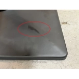 Friseurstuhl KVERT BLACK - samt schwarz - Zweite Wahl!