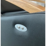 Friseur-Waschbecken BARI E1 - matt schwarz