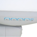 Elektrische Untersuchungsliege RAMON GYNO DELUX E4 – drehbar, weiß, PVC in medizinischer Qualität