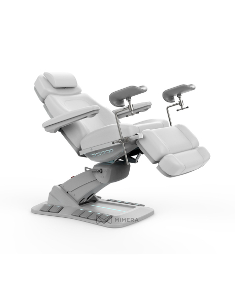 Elektrische Untersuchungsliege RAMON GYNO DELUX E4 – drehbar, weiß, PVC in medizinischer Qualität