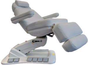 Elektrische Behandlungsliege RAMON DELUX PLUS E4 - drehbar, mit Heizung, hellgrau