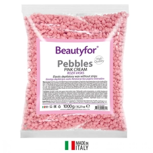 Enthaarungswachs Beautyfor Pebbles Pink Cream 1000 g