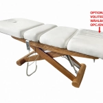 Elektrické SPA lehátko Silverfox LUNA SPLIT E3 – teak/bílá