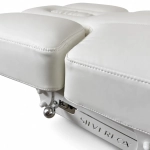 Elektrische SPA-Liege Silverfox LIPS PLUS E4 – mit Heizfunktion, teak/weiß