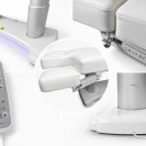 Elektrische SPA-Liege Silverfox PHEN PLUS E4 - mit Heizfunktion, weiß