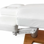 Elektrische SPA-Liege Silverfox LIPS PLUS E4 – mit Heizfunktion, teak/weiß