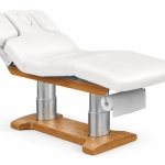 Elektrische SPA-Liege Silverfox LIPS PLUS E4 – mit Heizfunktion, teak/weiß