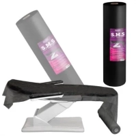 Einweg-Laken aus Vliesstoff Beautyfor 80cm × 150m, schwarz