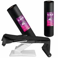 Einweg-Laken aus Vliesstoff Beautyfor 80cm × 150m, schwarz