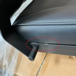 Barber kreslo MASTER BLACK - matná čierna - Druhá akosť!