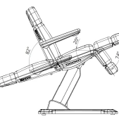 Elektrické kosmetické lehátko Silverfox COMFA E4
