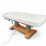 Elektrische SPA-Liege Silverfox LIPS PLUS E4 – mit Heizfunktion, teak/weiß