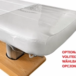 Elektryczna leżanka SPA Silverfox TARA PLUS E4 – z funkcją podgrzewania, system audio-wibracyjny, teak/biały