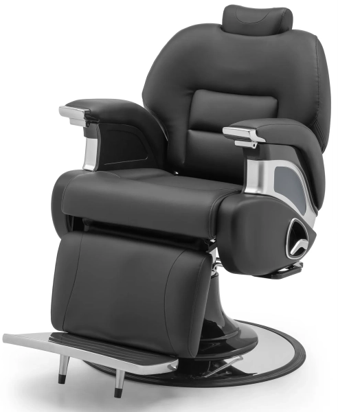 Barberstuhl EMPEROR - matt schwarz